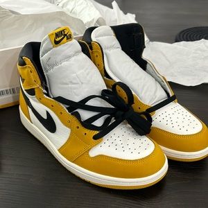 NIB New Air Jordan 1 Retro High OG “Yellow Ochre” size 10